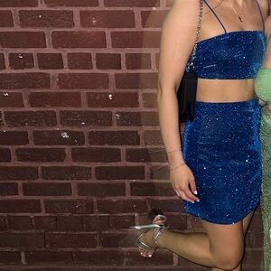 SHEIN Sparkling Blue Outfit